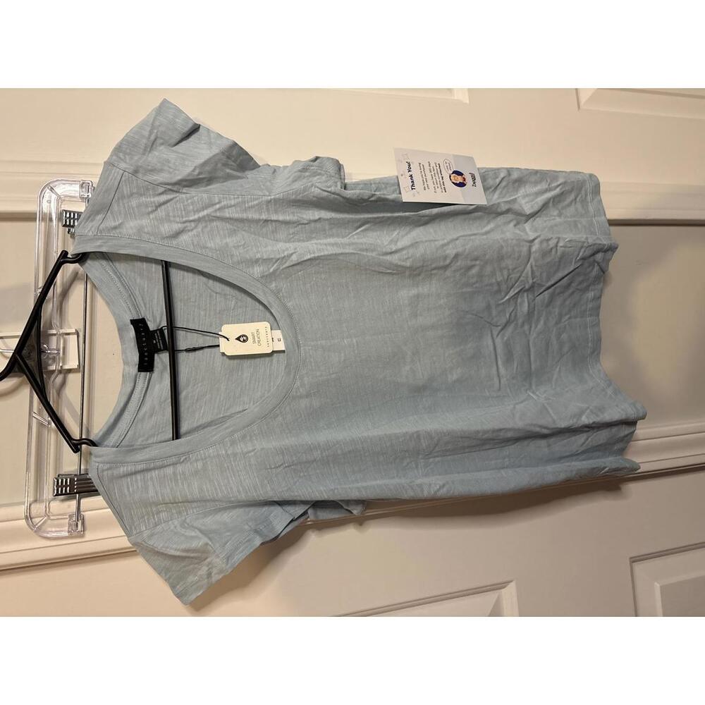 Sanctuary Light Blue Short Sleeve T-Shirt Medium 412